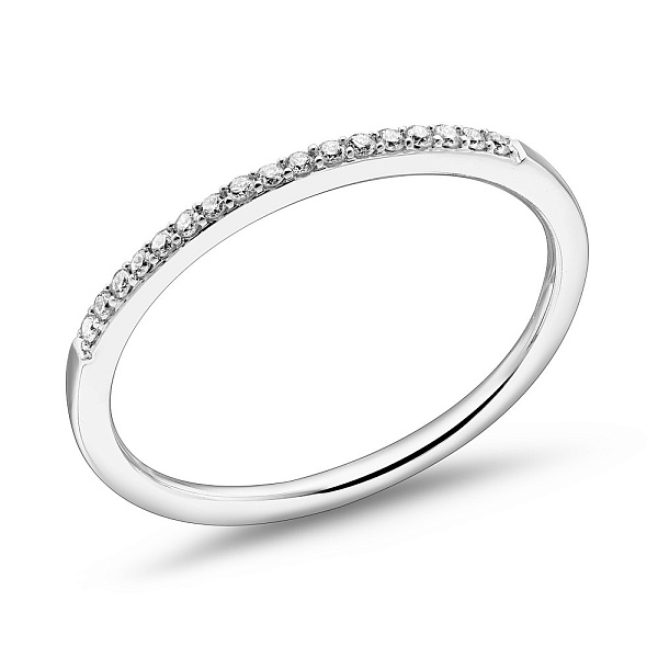 Кольцо из белого золота с бриллиантами (арт. К341572010б) – изображение 1