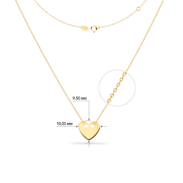 Колье Сelebrity Сhain из желтого золота (арт. 350650ж) – изображение 4