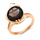 Кольцо из красного золота с коричневым кварцем (арт. 152595К.д) – изображение 4