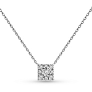 Золоте кольє з діамантами (арт. Ц011722010б)