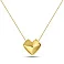 Золотое колье Сердце Francelli (арт. 361425жм) – изображение 1