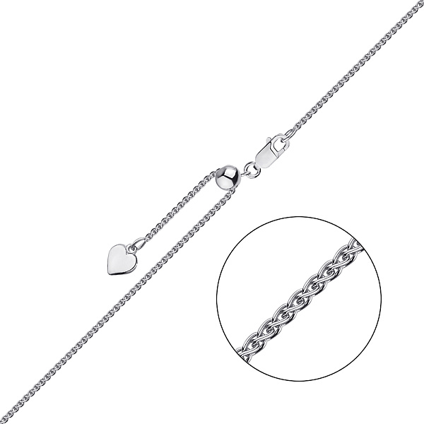 Срібний ланцюжок плетіння Колосок (арт. 0303407з) – зображення 1