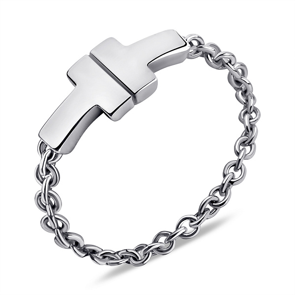 Каблучка зі срібла без каміння (арт. 7501/6009) – зображення 1