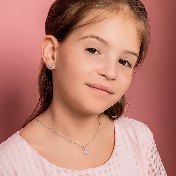 Колье из серебра с эмалью (арт. 7507/2005ер) – изображение 5