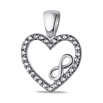 Подвес из серебра с фианитами (арт. 7503/4202)