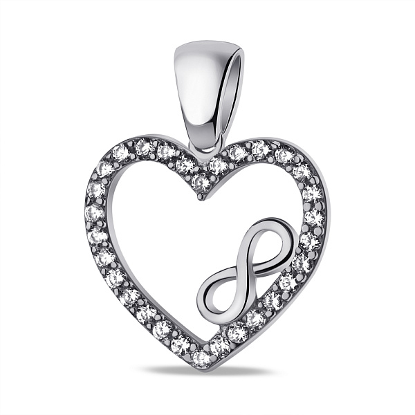 Подвес из серебра с фианитами (арт. 7503/4202) – изображение 1