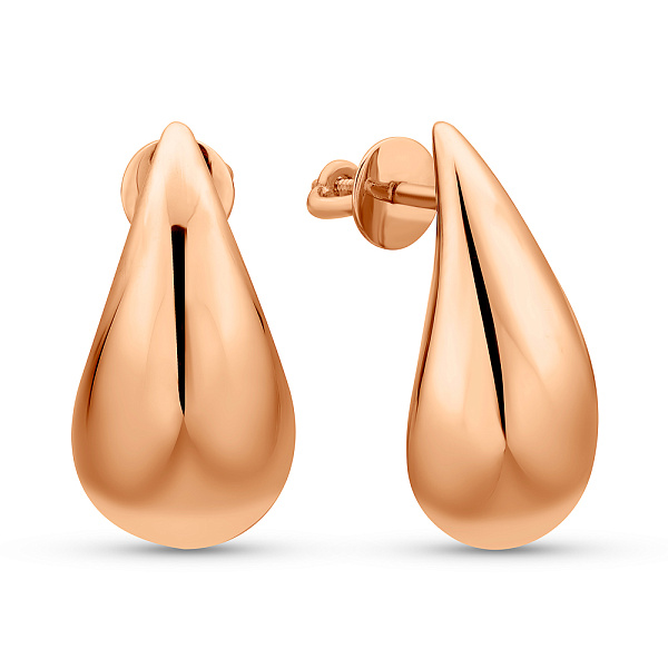 Серьги из красного золота (арт. 1091817) – изображение 1