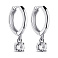 Серьги из серебра с подвесками (арт. 7502/9223/15) – изображение 1