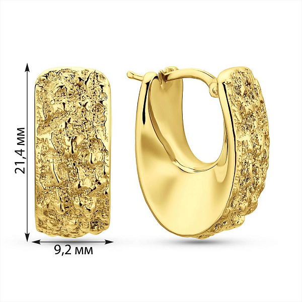 Золотые серьги Francelli (арт. е1091982ж) – изображение 3