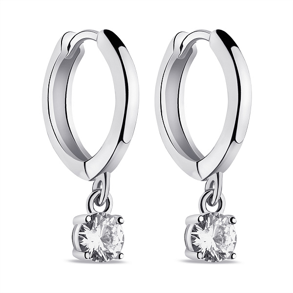 Серьги из серебра с подвесками (арт. 7502/9223/15) – изображение 1