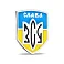 Срібний значок Слава ЗСУ з синьою і жовтою емаллю (арт. 7531/2067егж) – зображення 1