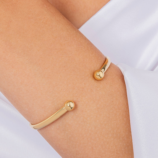 Браслет золотий з кульками (арт. 326542ж) – зображення 2