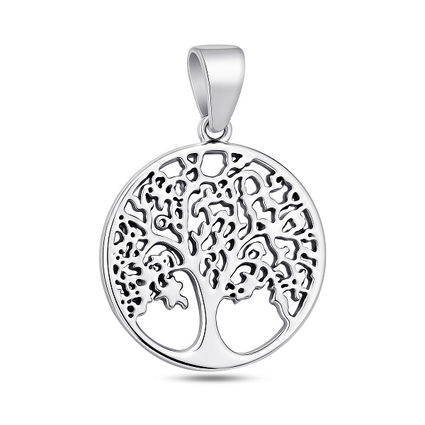 Серебряный кулон Дерево жизни без камней (арт. 7903/4764) – изображение 1