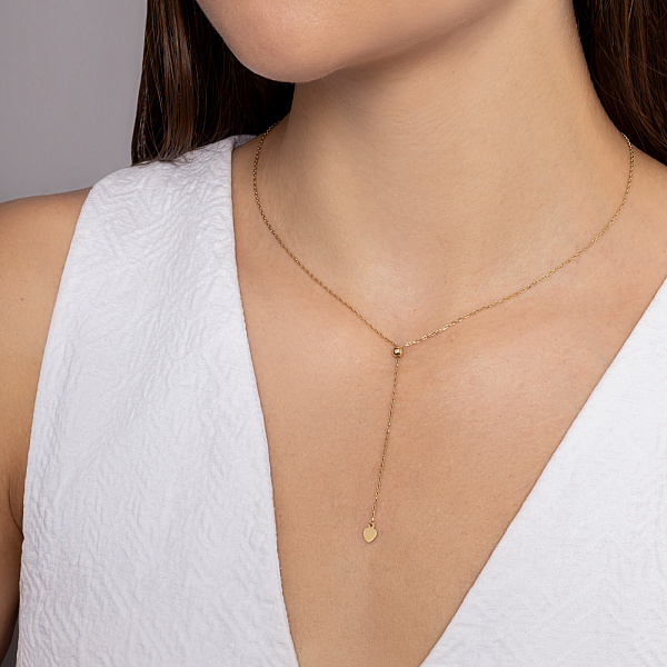 Колье Fly из желтого золота (арт. 352381ж) – изображение 3