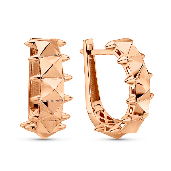 Серьги из красного золота (арт. 1091646) – изображение 1