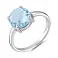 Массивное серебряное кольцо с топазом (арт. 7501/2049425Пг) – изображение 1