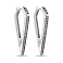 Серьги серебряные с фианитами (арт. 7502/9155/25) – изображение 1