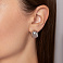 Сережки Francelli из белого золота (арт. е108250б) – изображение 2