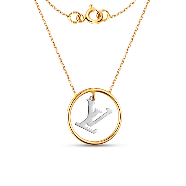 Колье из желтого и белого золота (арт. 351051жб) – изображение 1