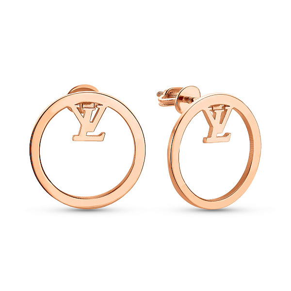 Золоті сережки-пусети (арт. 109450) – зображення 1