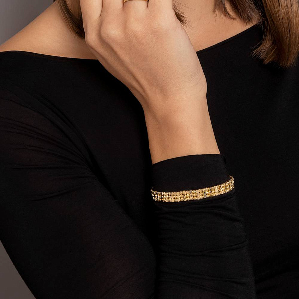 Браслет из желтого золота Francelli (арт. 3261089ж) – изображение 5