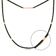 Фото Шелковый шнурок с золотыми вставками (арт. 112203-11)