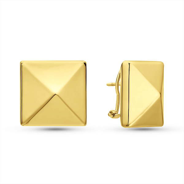 Золоті сережки Francelli без каменів (арт. е1091984ж) – зображення 1