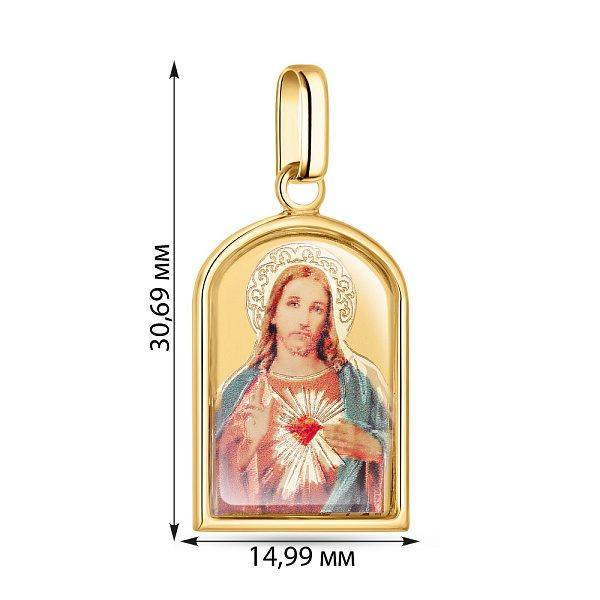 Золота ладанка (арт. 402900жИ) – зображення 2