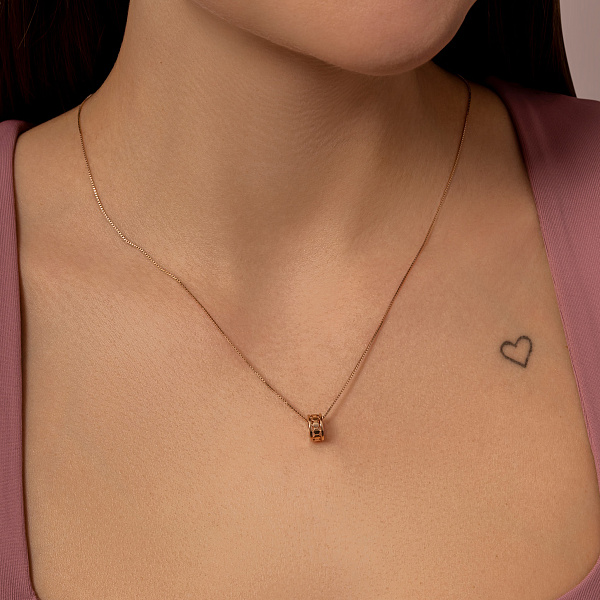 Шарм из красного золота (арт. 424590) – изображение 2