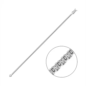 Золотий браслет з діамантами (арт. 4112028202)