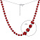 Колье из серебра с красным ониксом (арт. 7507/2009ок) – изображение 2