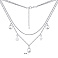 Серебряное колье с фианитами Trendy Style (арт. 7507/1922) – изображение 3