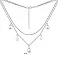 Серебряное колье с фианитами Trendy Style (арт. 7507/1922) – изображение 3