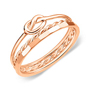 Фото Кольцо "Узелок" из золота без камней (арт. 140993)