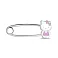 Детская булавка из серебра Kitty (арт. 7511/А131ебршпю) – изображение 1