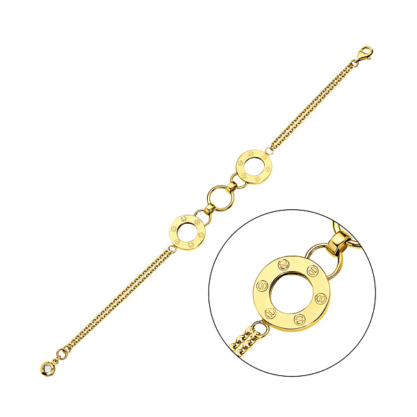 Браслет из желтого золота (арт. 324955жП1) – изображение 1