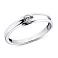 Серебряное кольцо с фианитом (арт. 7501/19028р) – изображение 1