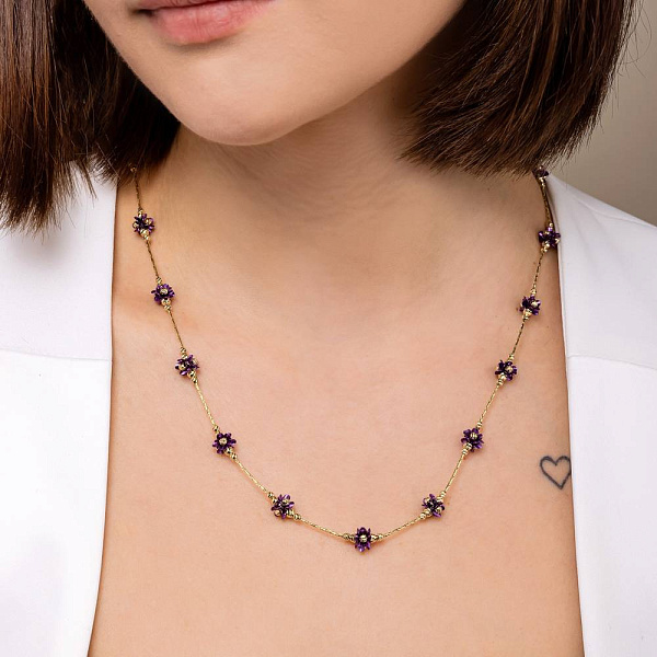 Колье из золота Francelli (арт. 352699жф) – изображение 2