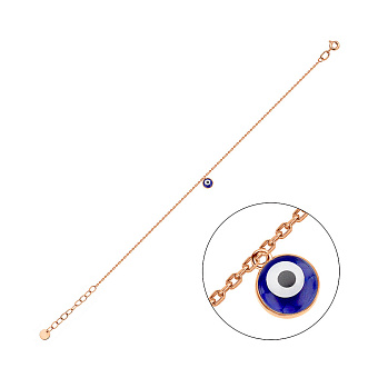 Золотий браслет з емаллю (арт. 340098есбч)