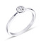 Серебряное кольцо с фианитом (арт. 7501/4389) – изображение 1
