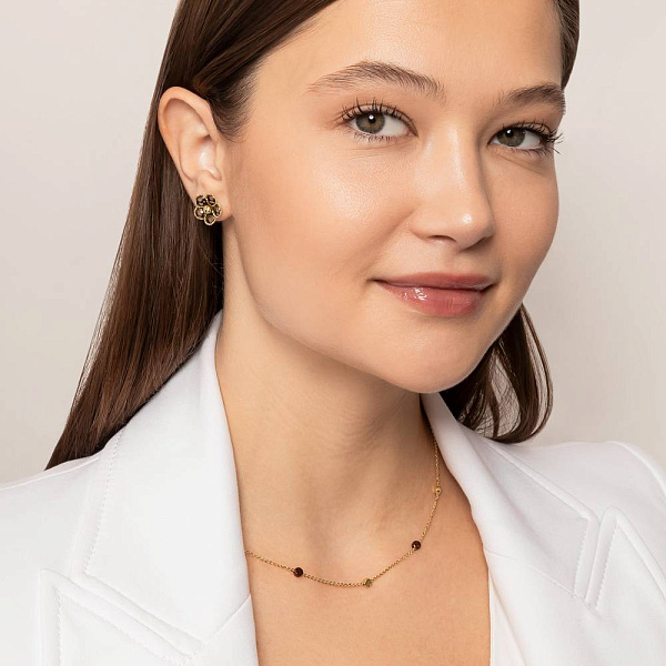 Колье из желтого золота Francelli (арт. 352919жкр) – изображение 3