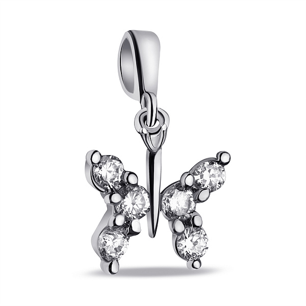 Серебряный подвес Бабочка (арт. 7503/П2Ф/008) – изображение 1