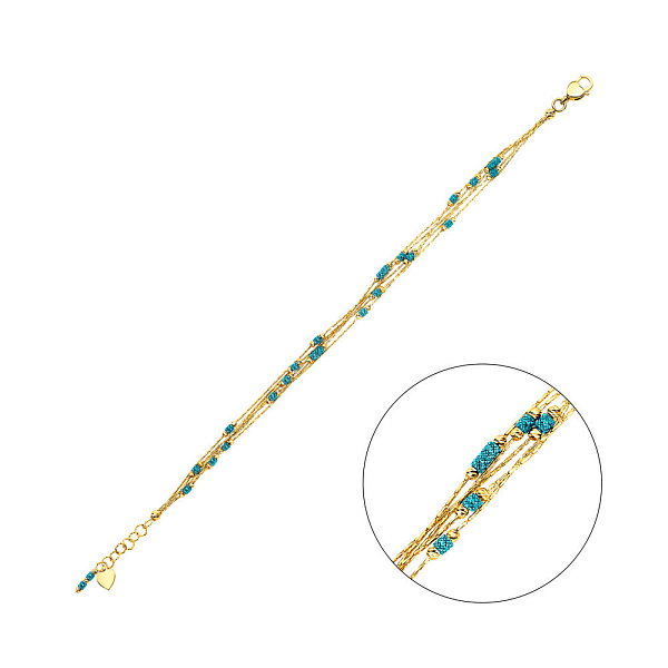 Браслет Francelli из желтого золота (арт. 325046жг) – изображение 1