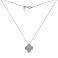 Серебряное колье с фианитами (арт. 7507/2140) – изображение 2