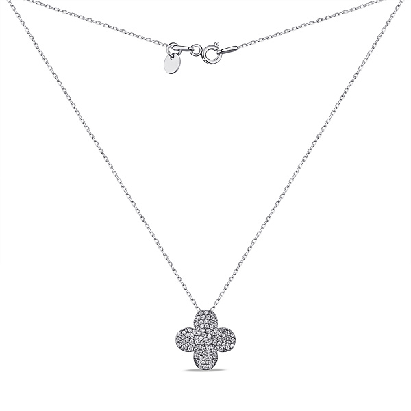 Серебряное колье с фианитами (арт. 7507/2140) – изображение 2