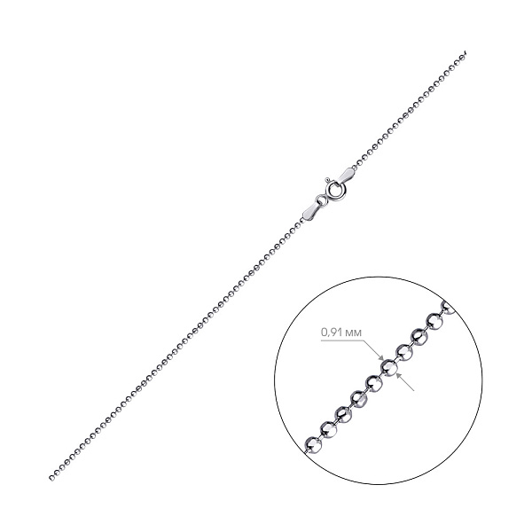 Серебряная цепочка плетения Гольф (арт. 0300701) – изображение 2