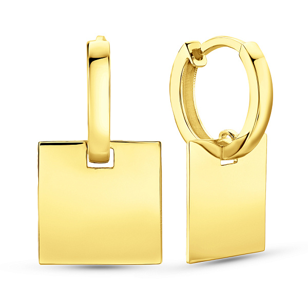 Сережки з жовтого золота (арт. 1091113/15ж) – зображення 1