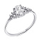 Серебряное кольцо с фианитами (арт. 7501/6419) – изображение 1