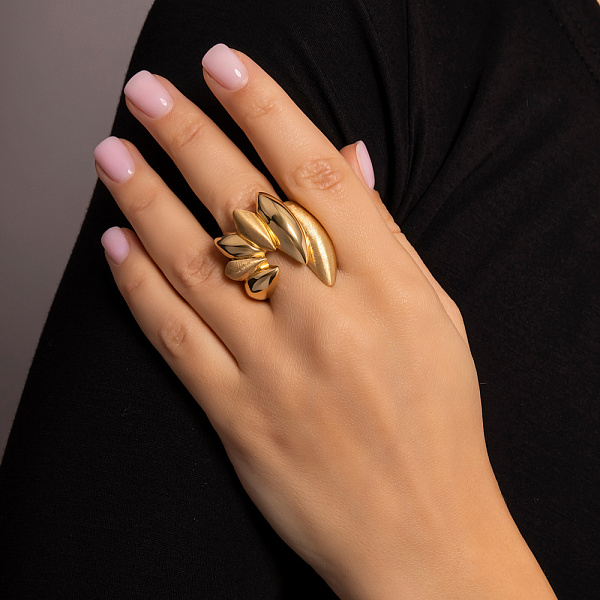 Масивна золота каблучка Francelli (арт. е156703жм) – зображення 5