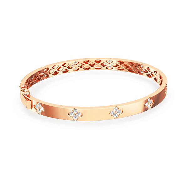 Золотой браслет с фианитами (арт. 341325) – изображение 1